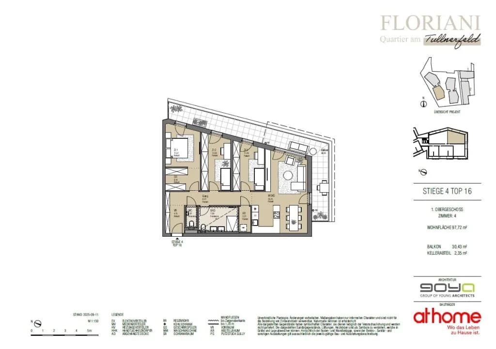 4-Zimmer-Wohnung kaufen in Tulln – 97,72 m², € 426.000 – Bild 30 von 30