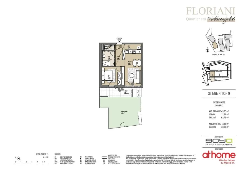 2-Zimmer-Wohnung kaufen in Tulln – 49,95 m², € 275.000 – Bild 28 von 28