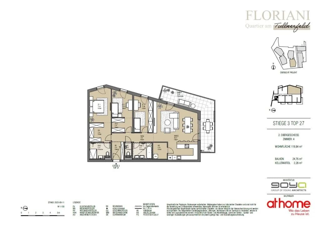 4-Zimmer-Wohnung kaufen in Tulln – 119,84 m², € 499.000 – Bild 26 von 26