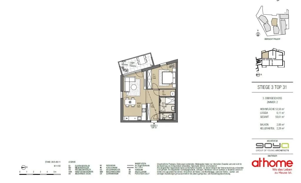 2-Zimmer-Wohnung kaufen in Tulln – 53,5 m², € 273.000 – Bild 27 von 27