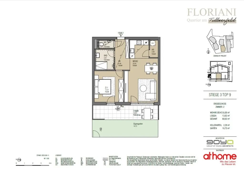 2-Zimmer-Wohnung kaufen in Tulln – 55 m², € 277.000 – Bild 22 von 22