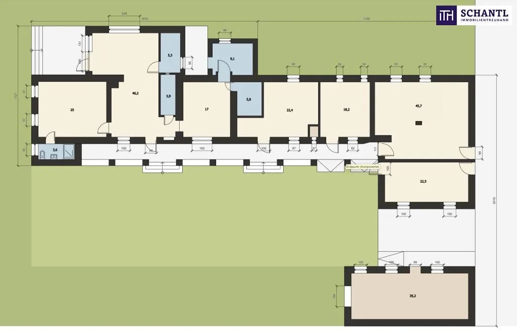 3-Zimmer-Immobilie kaufen in Jennersdorf – 106,69 m², € 109.000 – Bild 45 von 47