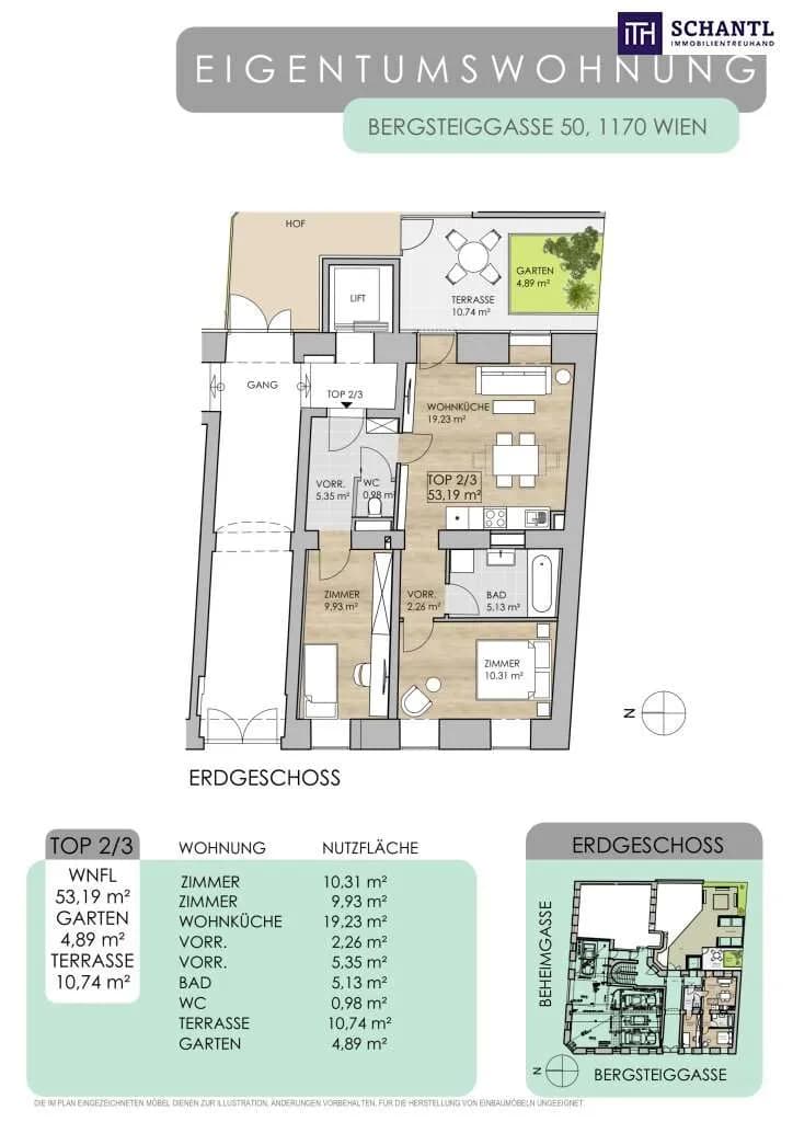 3-Zimmer-Wohnung kaufen in Wien – 53,19 m², € 329.000 – Bild 38 von 38