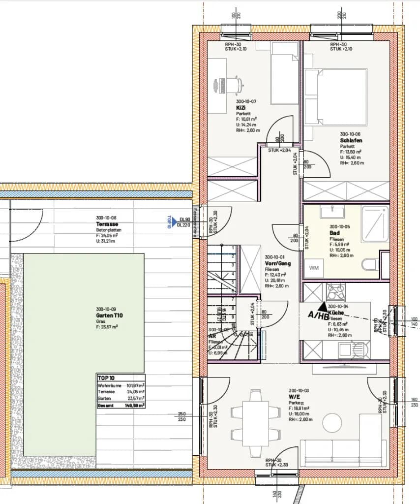 6-Zimmer-Wohnung kaufen in Steyr – 113,86 m², € 550.626 – Bild 20 von 21