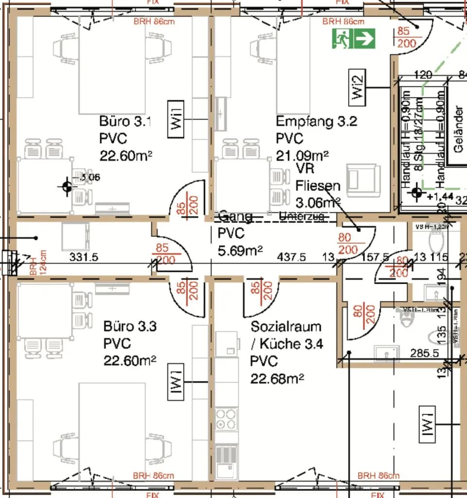 4-Zimmer-Gewerbeimmobilie mieten in Baden – 113 m², € 1.746 – Bild 15 von 15