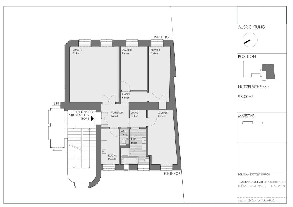 4-Zimmer-Wohnung mieten in Wien – 98 m², € 2.490 – Bild 27 von 27