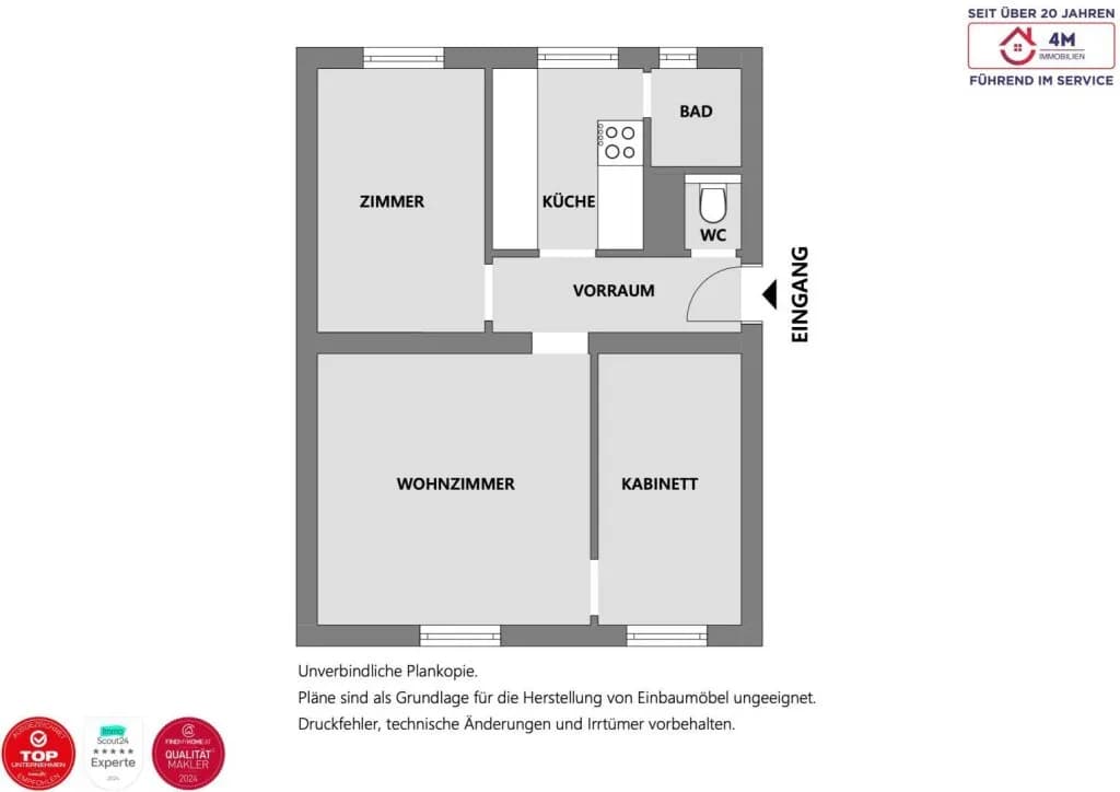 3-Zimmer-Wohnung kaufen in Wien – 60 m², € 217.000 – Bild 6 von 6
