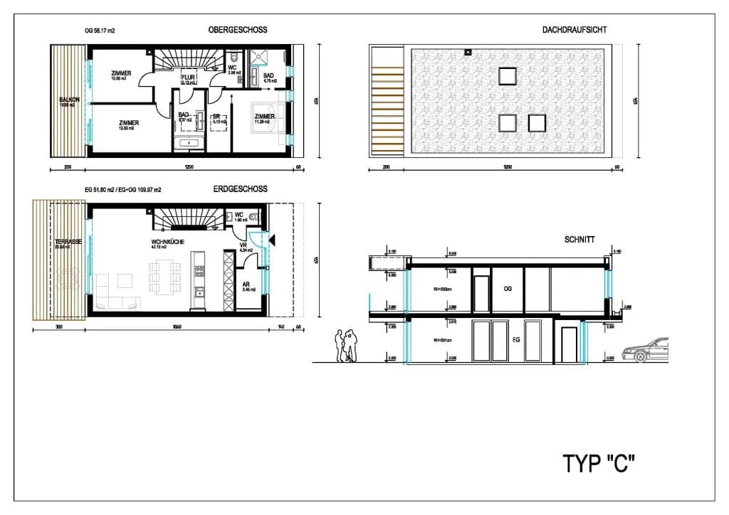 4-Zimmer-Haus kaufen in Mödling – 110 m², € 599.000 – Bild 5 von 5