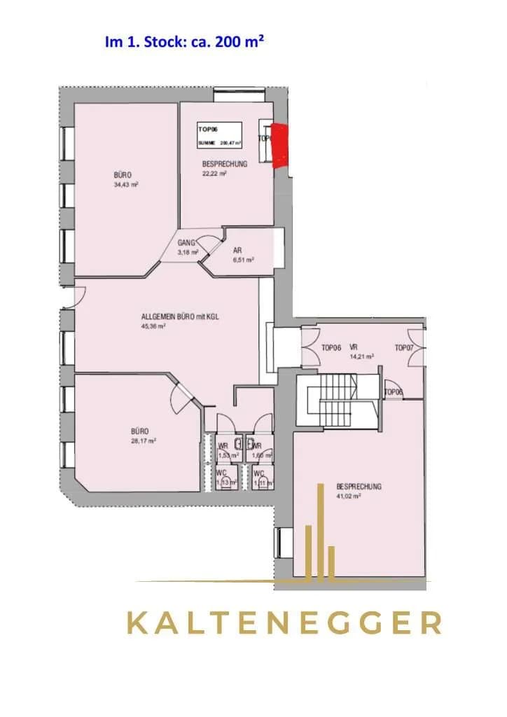 10-Zimmer-Gewerbeimmobilie mieten in Wien – 608 m², € 5.243 – Bild 15 von 16