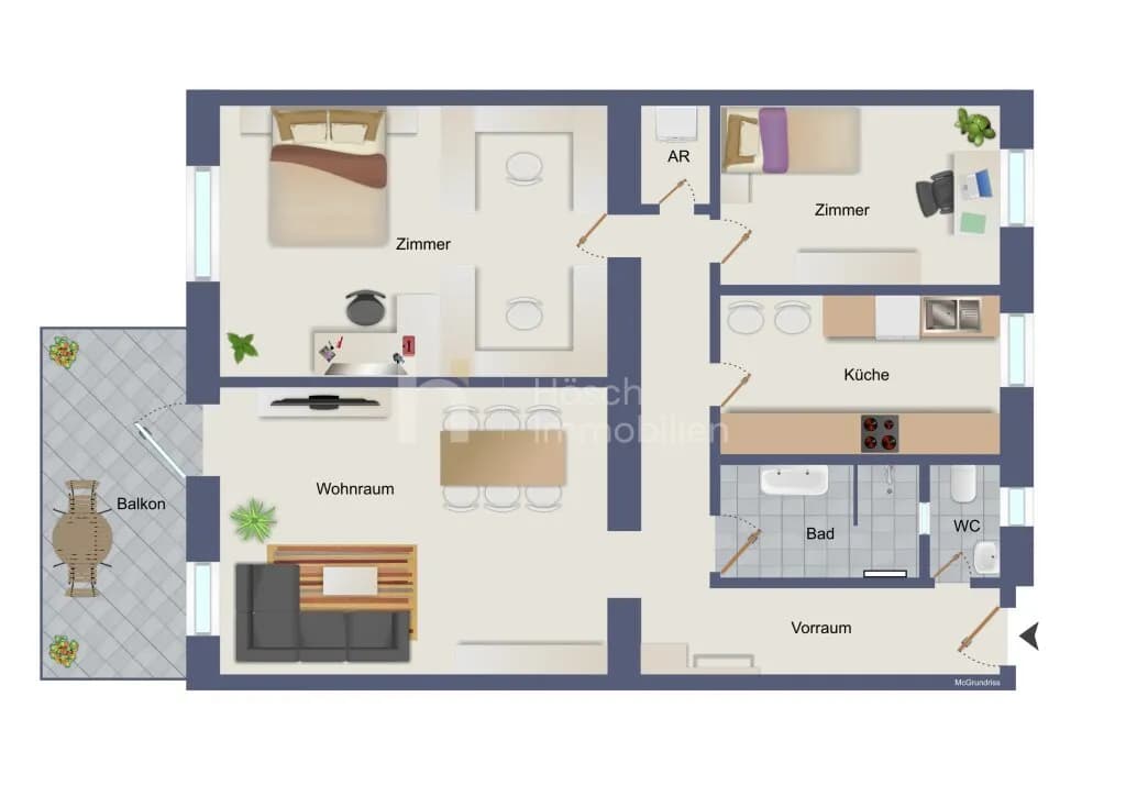 4-Zimmer-Wohnung kaufen in Wien – 78,03 m², € 579.000 – Bild 11 von 11