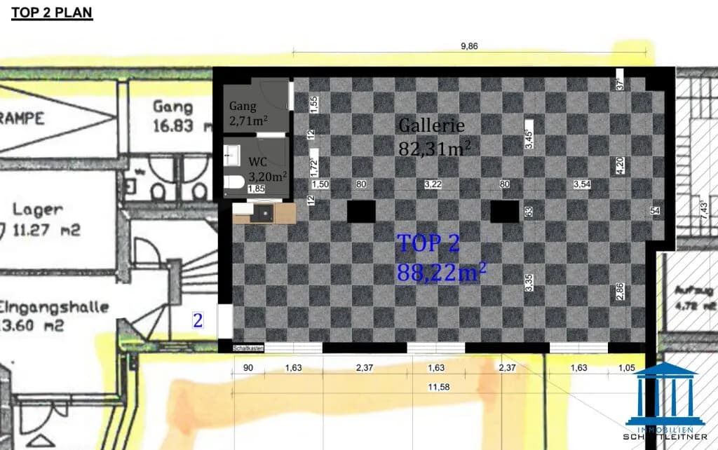 1-Zimmer-Gewerbeimmobilie mieten in Wiener Neustadt – 88 m², € 926 – Bild 13 von 16