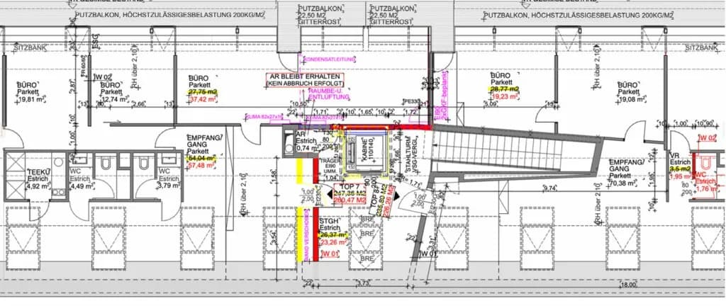 5-Zimmer-Gewerbeimmobilie mieten in Wien – 226 m², € 4.918 – Bild 30 von 31