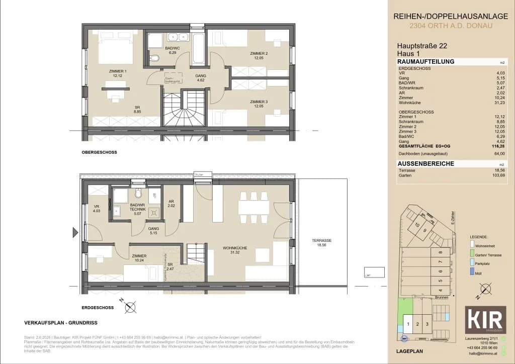 5-Zimmer-Haus kaufen in Gänserndorf – 116,28 m², € 479.000 – Bild 11 von 12