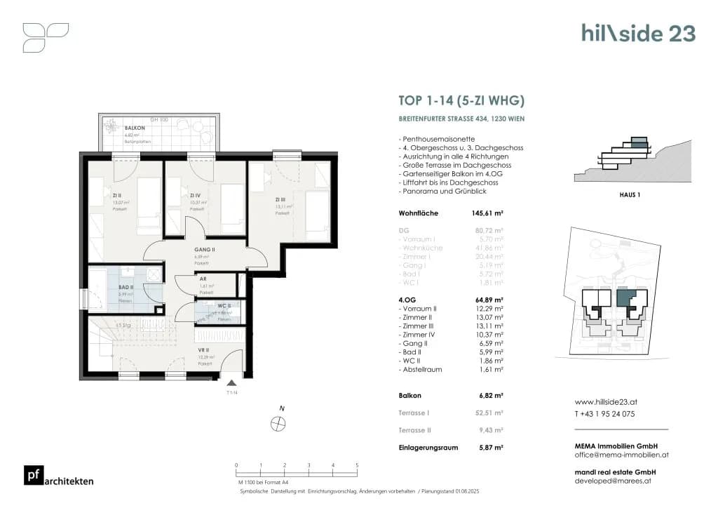 5-Zimmer-Wohnung kaufen in Wien – 145,61 m², € 1.188.000 – Bild 1 von 15