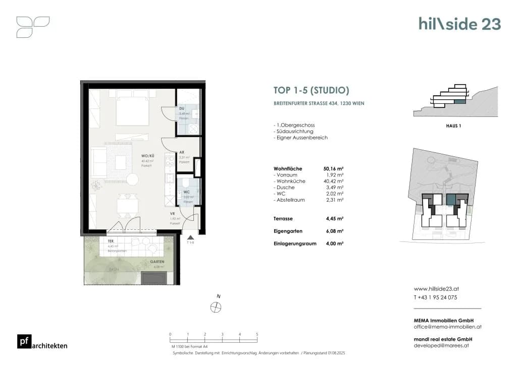 1-Zimmer-Wohnung kaufen in Wien – 50,16 m², € 274.500