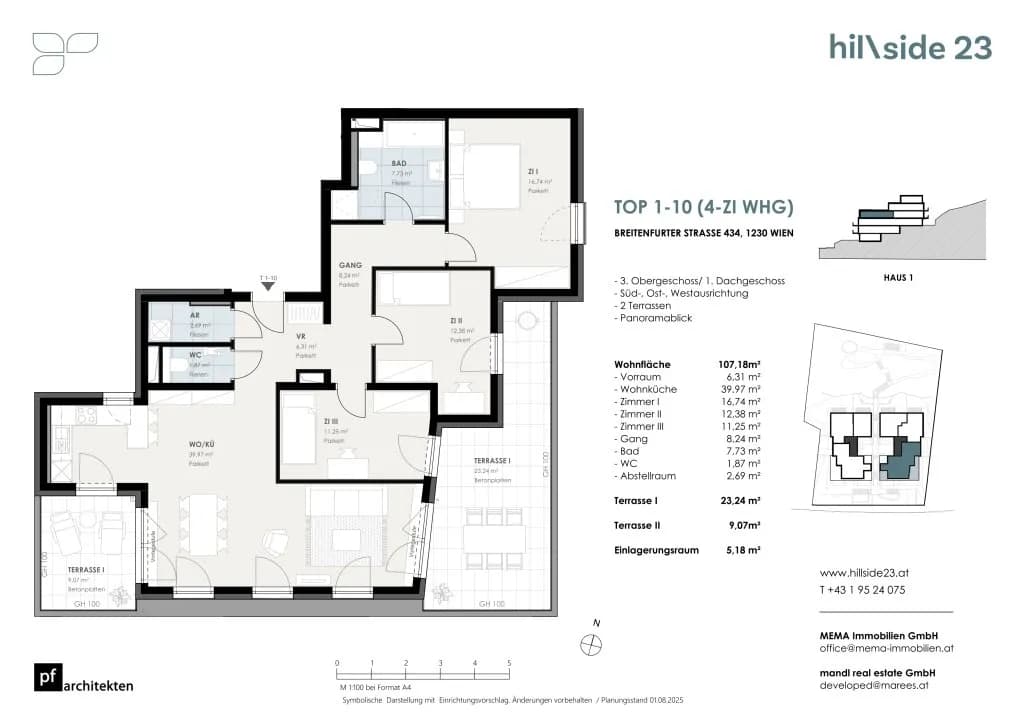 4-Zimmer-Wohnung kaufen in Wien – 107,18 m², € 749.500 – Bild 1 von 15