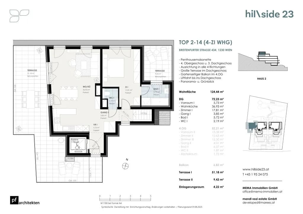 4-Zimmer-Wohnung kaufen in Wien – 124,44 m², € 1.074.000 – Bild 2 von 16