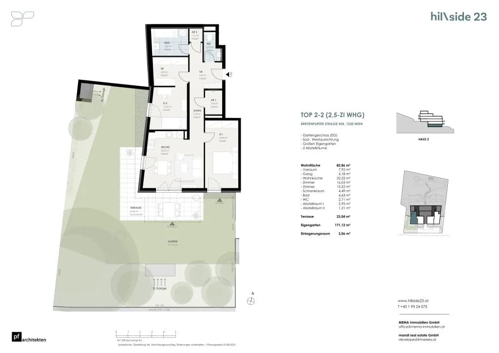 3-Zimmer-Wohnung kaufen in Wien – 82,86 m², € 584.500