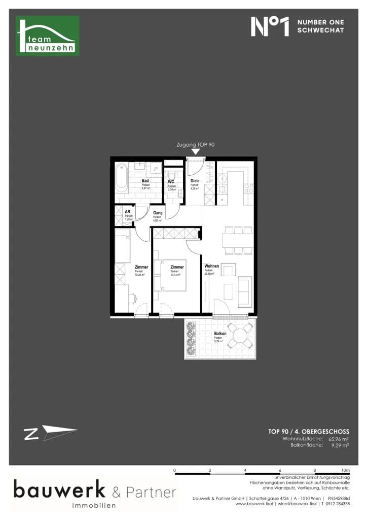 Immobilie kaufen in Bruck an der Leitha – 65,96 m², € 364.500 – Bild 15 von 15