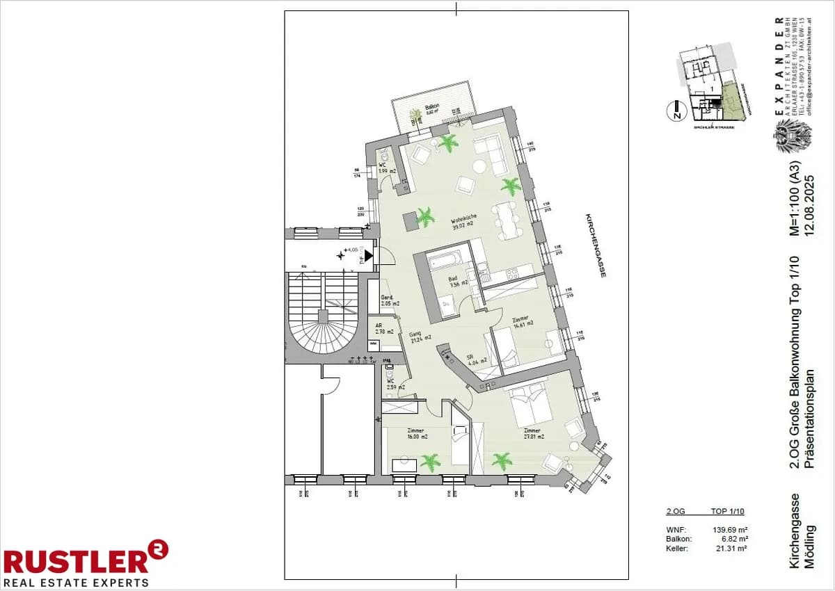 4-Zimmer-Wohnung kaufen in Mödling – 139,69 m², € 1.150.000 – Bild 12 von 15