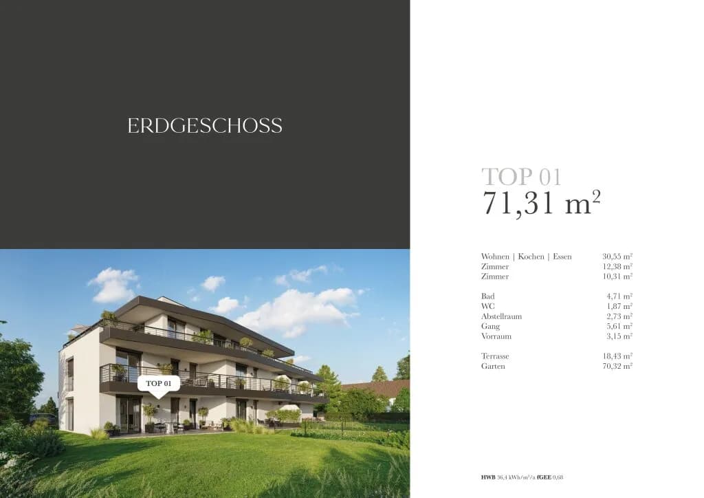 3-Zimmer-Wohnung kaufen in Graz – 71,31 m², € 374.203 – Bild 7 von 8