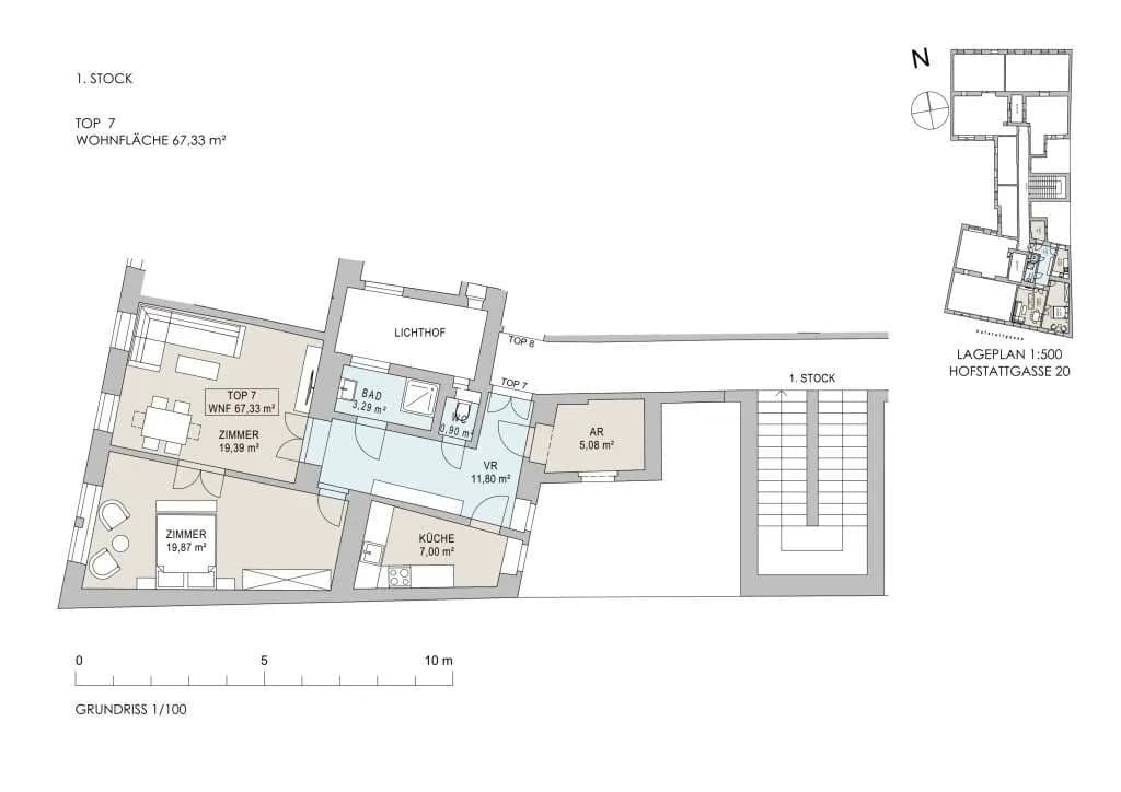 2-Zimmer-Wohnung kaufen in Wien – 67,33 m², € 535.000 – Bild 8 von 8