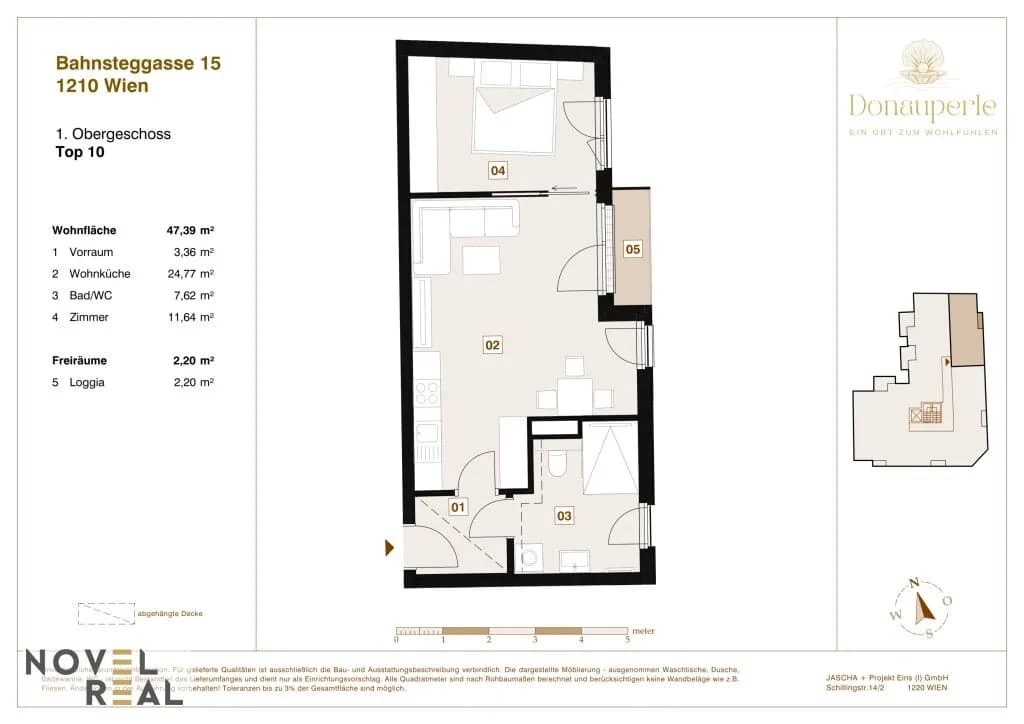 2-Zimmer-Wohnung kaufen in Wien – 49,84 m², € 305.000 – Bild 17 von 17