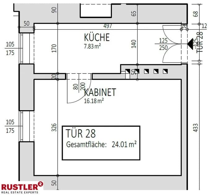 1-Zimmer-Wohnung kaufen in Wien – 24,01 m², € 119.000 – Bild 5 von 8