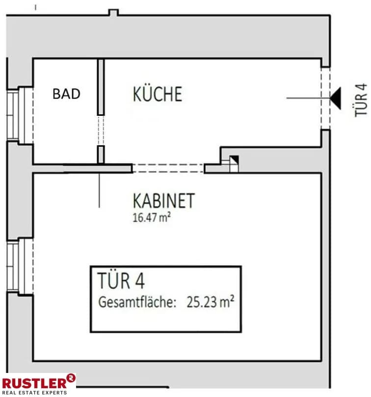 1-Zimmer-Wohnung kaufen in Wien – 23,42 m², € 129.000 – Bild 5 von 8