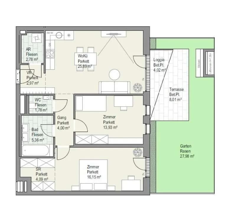 3-Zimmer-Wohnung kaufen in Wien – 76,95 m², € 556.500 – Bild 15 von 15