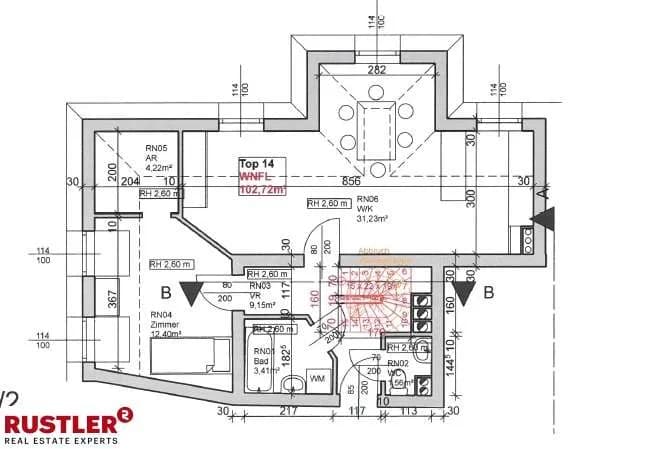 3-Zimmer-Wohnung kaufen in Mödling – 103 m², € 539.000 – Bild 9 von 10