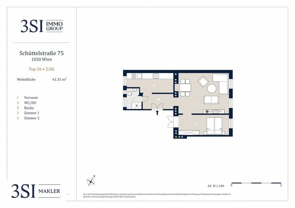 2-Zimmer-Wohnung kaufen in Wien – 57 m², € 319.000 – Bild 12 von 12