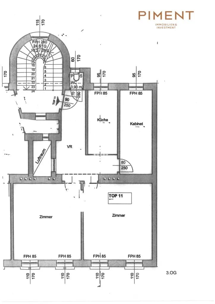 3-Zimmer-Wohnung kaufen in Wien – 76,44 m², € 310.000 – Bild 25 von 26