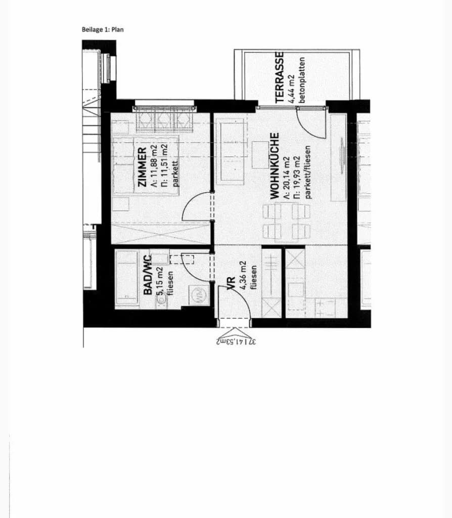 2-Zimmer-Wohnung kaufen in Wien – 41,53 m², € 186.000 – Bild 11 von 11