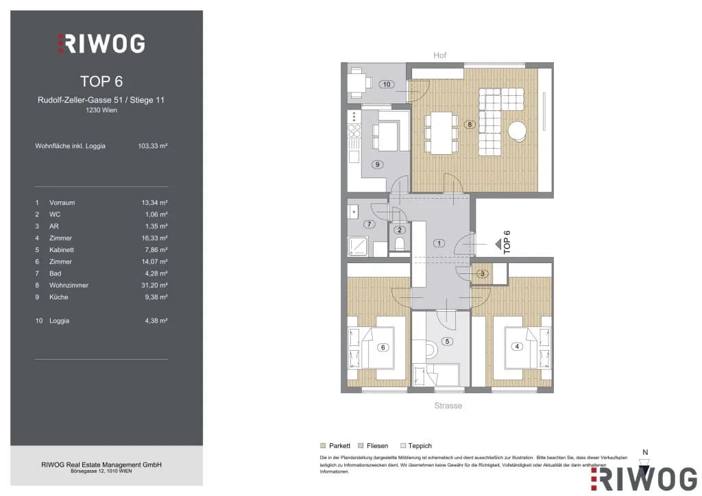 4-Zimmer-Wohnung kaufen in Wien – 98,95 m², € 345.000 – Bild 14 von 14