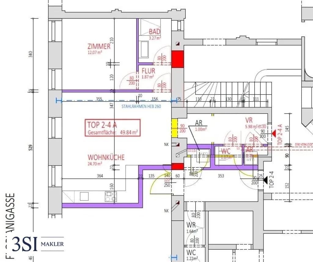 2-Zimmer-Wohnung kaufen in Wien – 49,84 m², € 240.000 – Bild 12 von 12