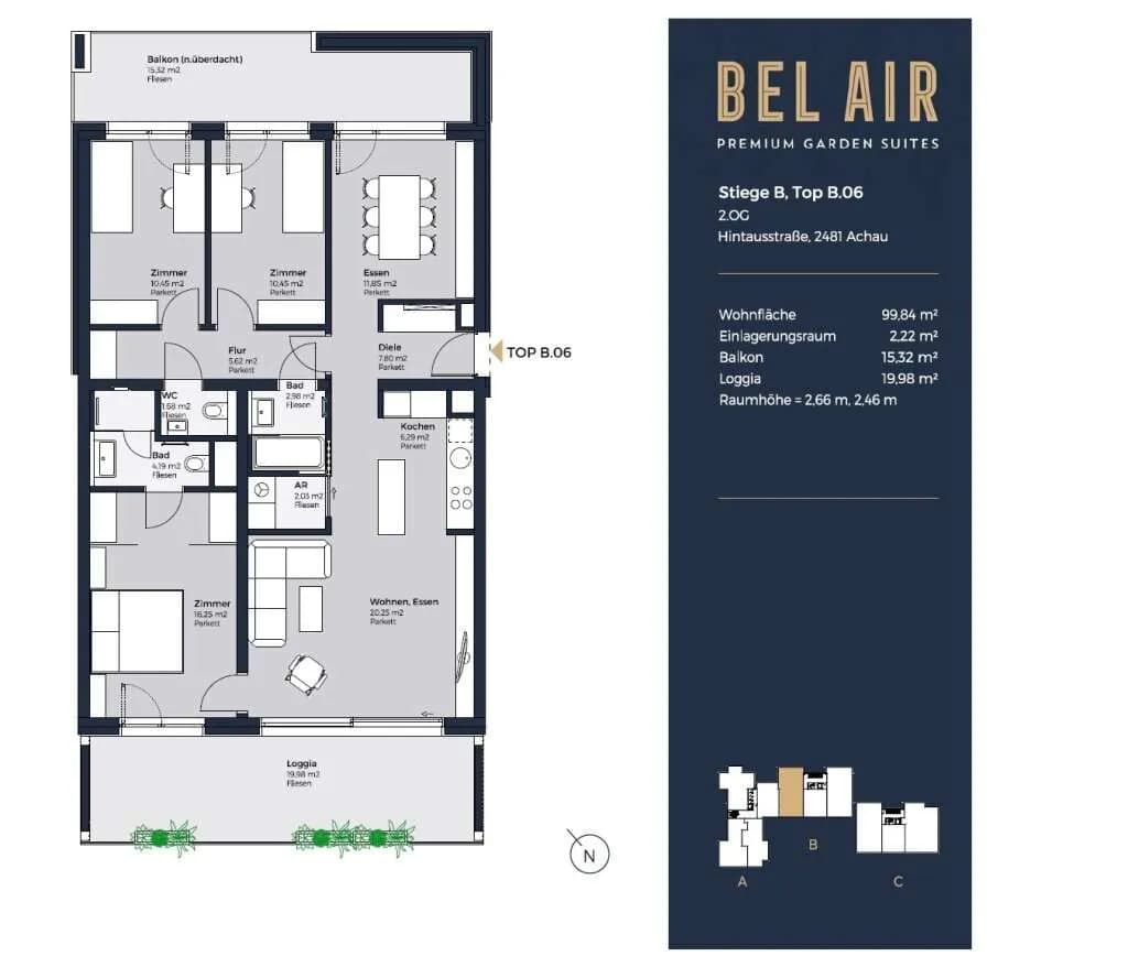 4-Zimmer-Wohnung kaufen in Mödling – 99,88 m², € 670.067 – Bild 16 von 17