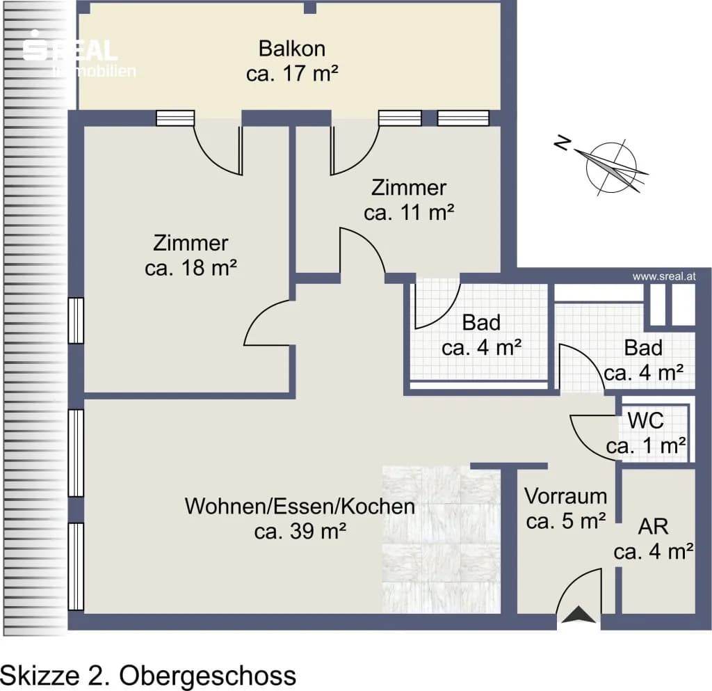 3-Zimmer-Wohnung kaufen in Zell am See – 87,88 m², € 548.000 – Bild 12 von 12