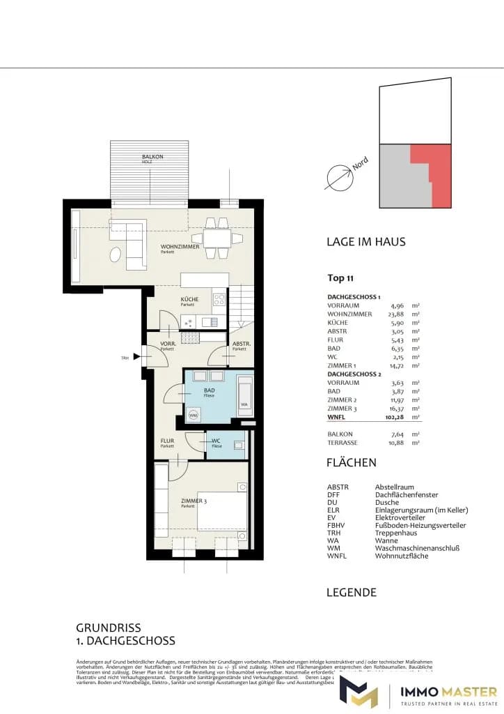 4-Zimmer-Wohnung kaufen in Wien – 102,3 m², € 669.000 – Bild 20 von 21