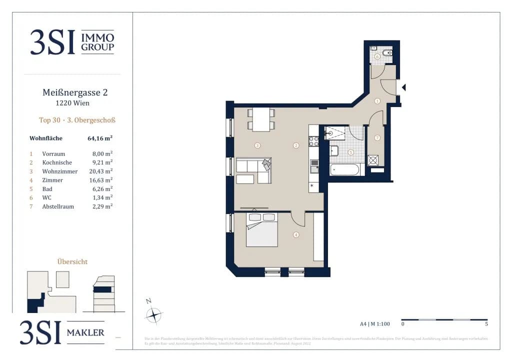 2-Zimmer-Wohnung kaufen in Wien – 64,91 m², € 395.000 – Bild 18 von 18