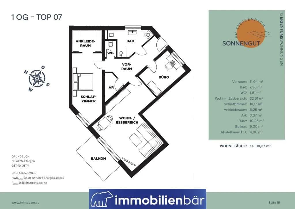 3-Zimmer-Wohnung kaufen in Grieskirchen – 90,37 m², € 360.000 – Bild 11 von 11