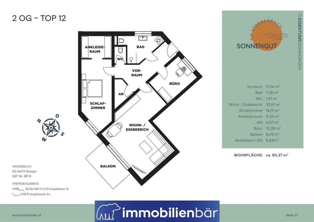 3-Zimmer-Wohnung kaufen in Grieskirchen – 90,37 m², € 360.000 – Bild 10 von 10