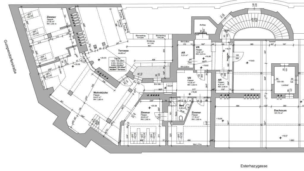 4-Zimmer-Wohnung mieten in Wien – 252 m², € 4.413 – Bild 35 von 37