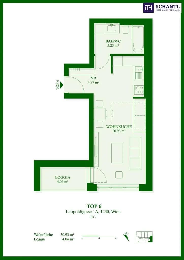 1-Zimmer-Wohnung kaufen in Wien – 30,93 m², € 176.147 – Bild 21 von 21