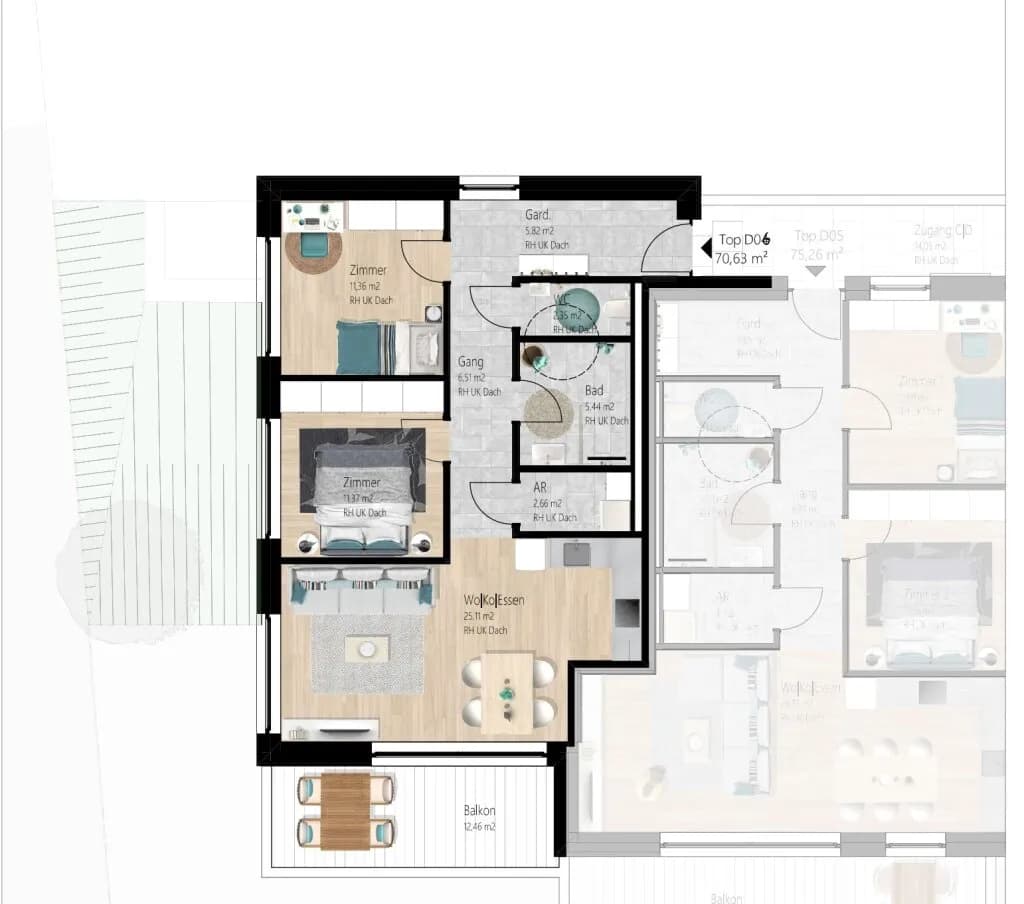 3-Zimmer-Wohnung kaufen in Kufstein – 69,97 m², € 482.000 – Bild 12 von 15