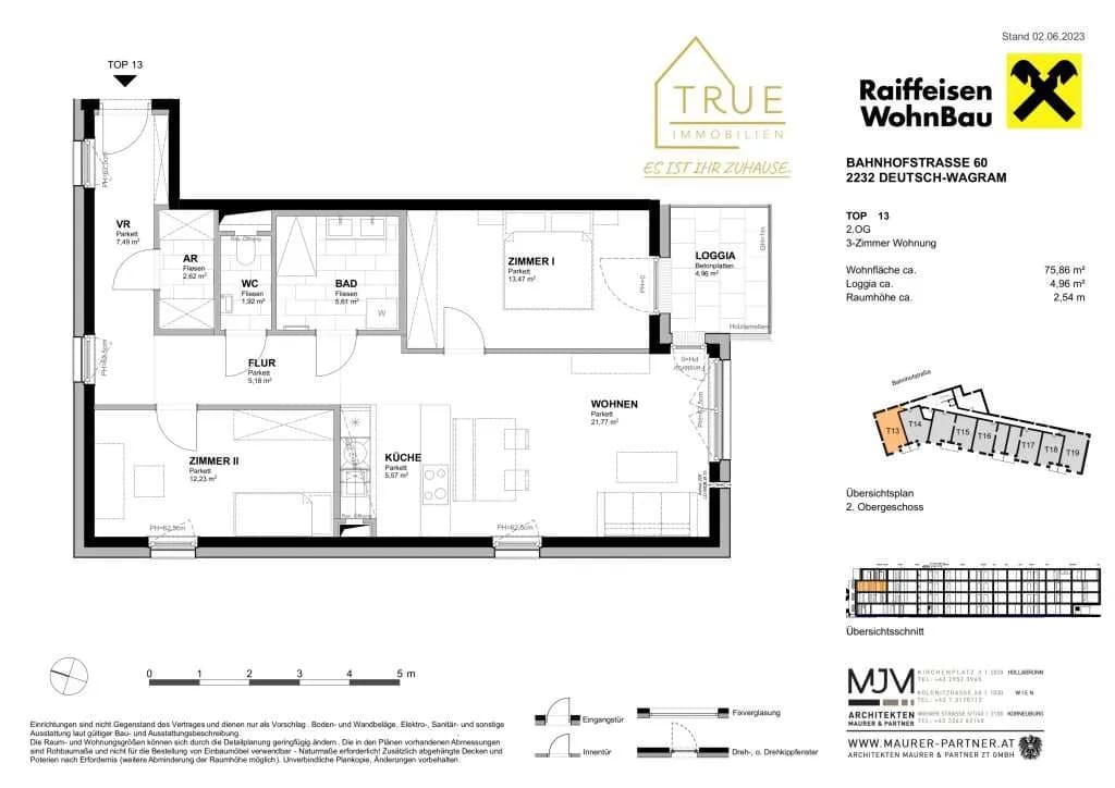 3-Zimmer-Wohnung kaufen in Gänserndorf – 75,86 m², € 393.600 – Bild 32 von 32