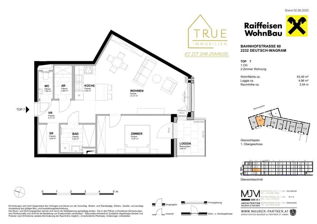 2-Zimmer-Wohnung kaufen in Gänserndorf – 63,46 m², € 298.700 – Bild 26 von 26