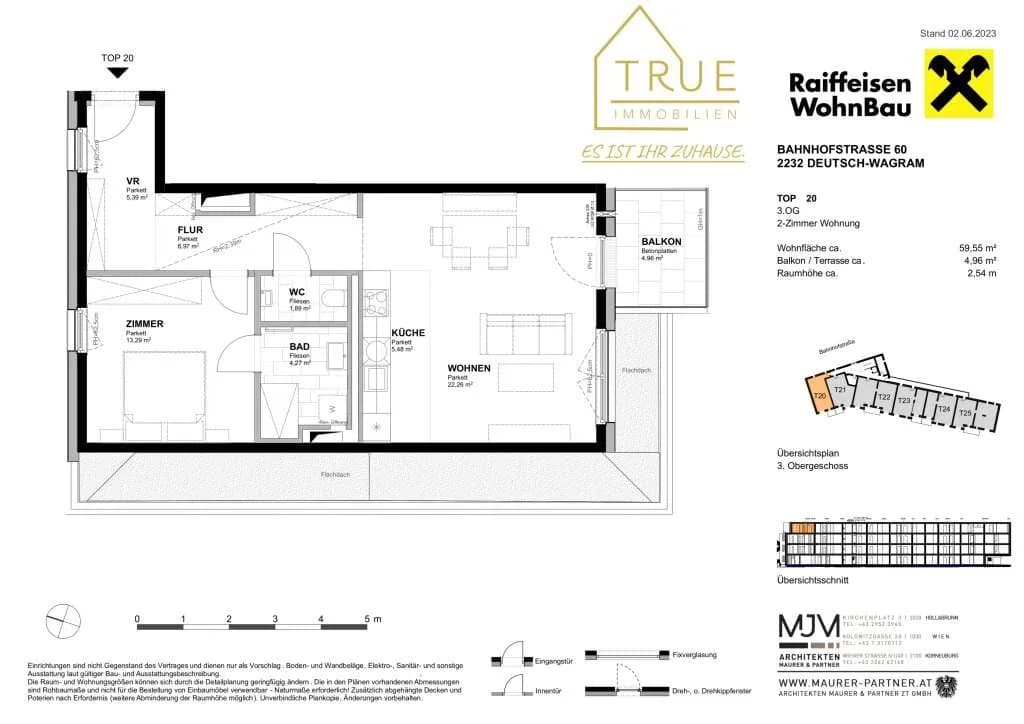 2-Zimmer-Wohnung kaufen in Gänserndorf – 59,55 m², € 336.300 – Bild 27 von 27