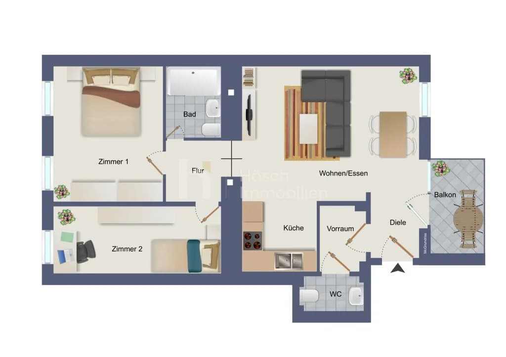 3-Zimmer-Wohnung kaufen in Wien – 56,04 m², € 369.000 – Bild 20 von 20