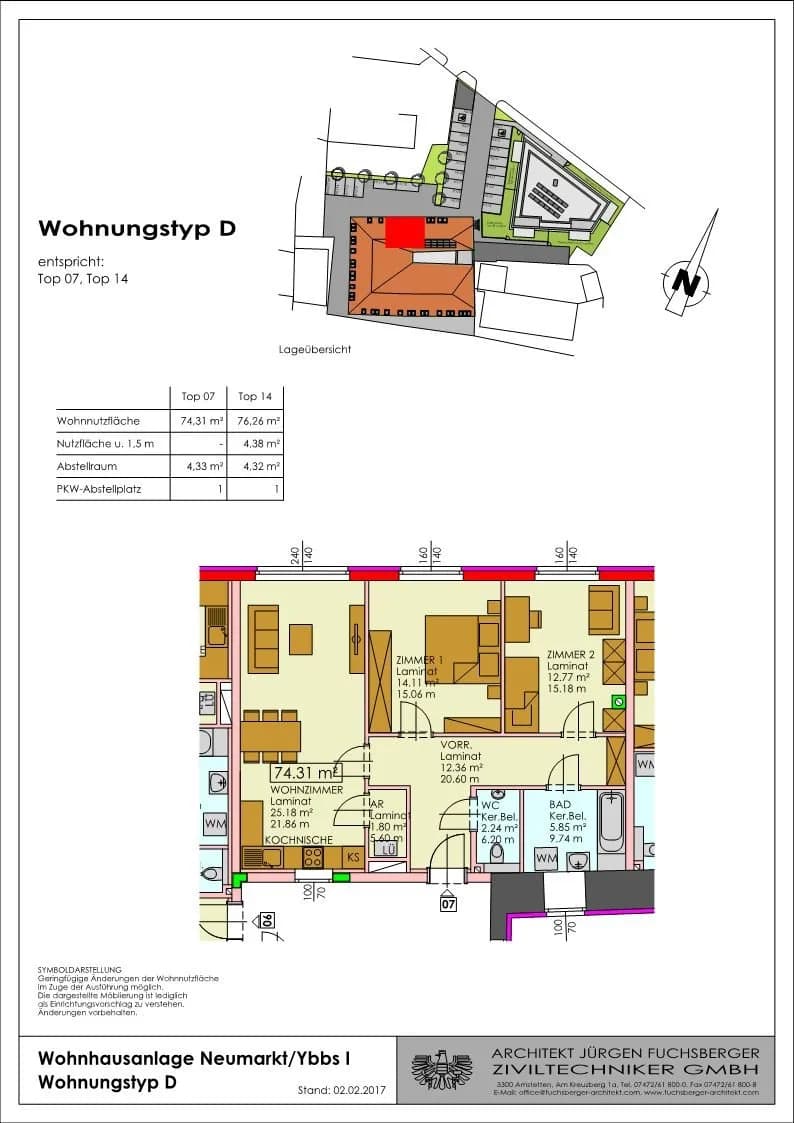 3-Zimmer-Wohnung mieten in Melk – 72,16 m², € 815 – Bild 16 von 16